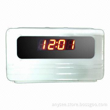 Alarm clock camera with 5MP CMOS, 12-hour work time